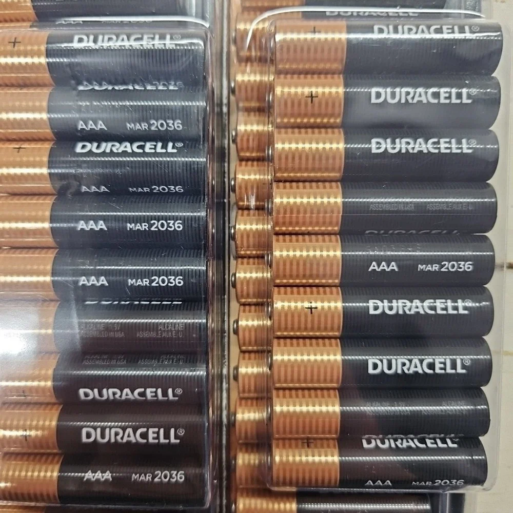 48 AAA Batteries Duracell Power Boost Batteries 2x24 Packs Expire 2036‎